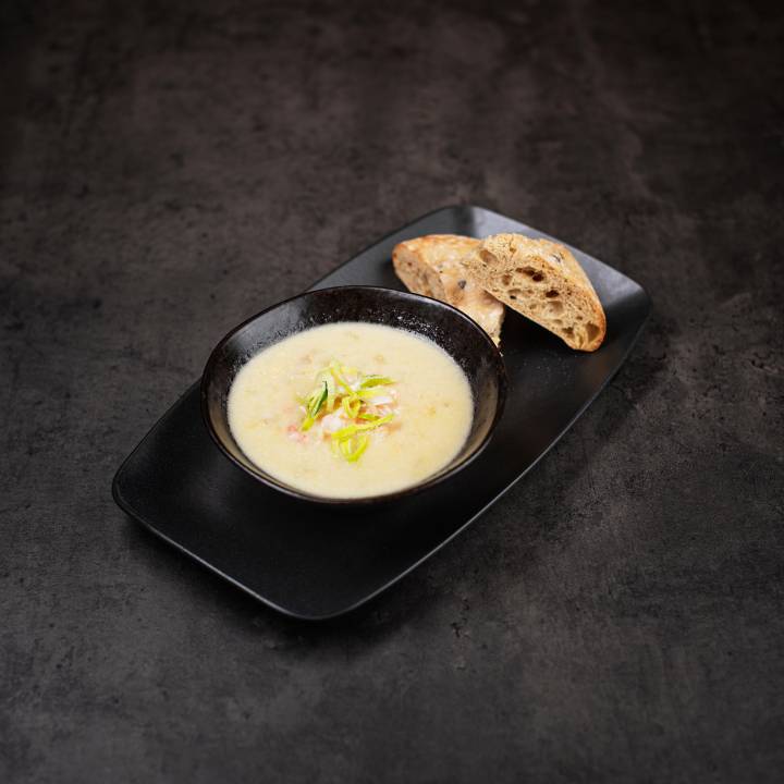 Soupe de poisson crémeuse